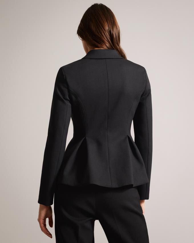 Veste Ted Baker Peplum Waist Suit Noir Femme | PTZ-82372710